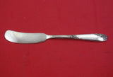Sweetheart Rose by Lunt Sterling Silver Butter Spreader flat handle 5 3/4"