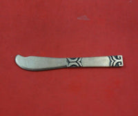 Aztec by Pedro Castillo Mexican Sterling Silver Butter Spreader Flat Handle 5"