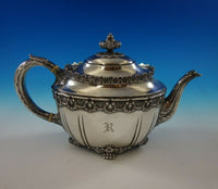 English King by Tiffany and Co Sterling Silver Tea Set 8-Piece (#4811) Fabulous!