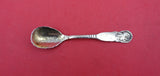 Medallion aka Etruscan by Shiebler Sterling Salt Spoon Master light GW 3 3/8"