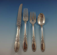 Old Mirror by Towle Sterling Silver Flatware Service For 12 Set 86 Pieces