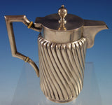 Austrian .800 Silver Tea Set / Demitasse Set 3pc Swirled Twist Design (#2828)