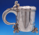 Norwegian by David Andersen .830 Silver Tankard Hinged Cover with Lion (#7697)