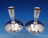 Celeste by Gorham Sterling Silver Candlestick Pair #1335 4" Tall (#8109)