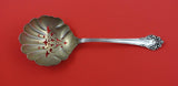 Elegante aka L'elegante by Reed and Barton Sterling Pea Spoon GW pierced 9"