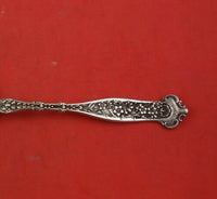 Dresden by Whiting Sterling Silver Sugar Spoon Gold Washed Dated 1900 6"
