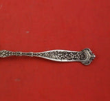 Dresden by Whiting Sterling Silver Sugar Spoon Gold Washed Dated 1900 6"