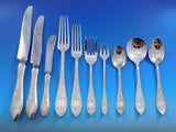Tudor Scroll by Birks Sterling Silver Flatware Set 12 Service 140 pieces Dinner