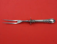 American Victorian by Lunt Sterling Silver Steak Carving Fork HH WS 9" Heirloom