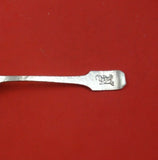 Norman Hammered by Shreve Sterling Silver Serving Spoon Pierced Applied Mono "N"