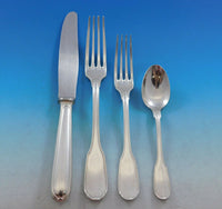 Plunir by Christofle France Silverplate Flatware Service Set 54 pieces