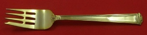 Pantheon Vermeil By International Sterling Silver Salad Fork 6" Gold
