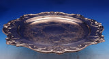 Chantilly by Gorham Silverplate Tray Round #YC1334 w/ Chased Center 15" (#8803)