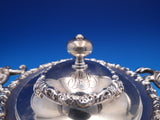 Sea Motif by Mauser Sterling Silver Terrapin Bowl with Cover Underplate (#7896)
