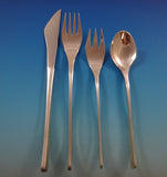 Vision International Sterling Silver Flatware Set 12 Service Mid Century Modern