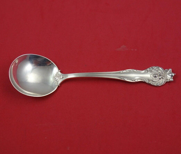 Queen by Mount Vernon / Howard Sterling Silver Cream Soup Spoon  5 5/8"