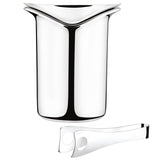 Wine & Bar by Georg Jensen Stainless Steel Ice Bucket with Ice Tongs - Vtg NOS