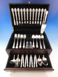 Grandeur by Heirloom Oneida Sterling Silver Flatware Set for 12 Service 80 pcs