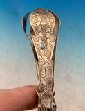 Silverplated Tussie Mussie Posey Posy Holder Grapes and Flowers (#J1314)