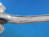 Lap Over Acid Etched by Tiffany Sterling Silver Salad Serving Spoon Flowers 9"