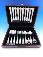 Kungsholm by C.G. Hallberg 830 Silver Flatware Set 10 Service Dinner 40 Pcs
