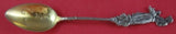 Nuremberg by Gorham Sterling Silver Coffee Spoon Gold Washed Lady with Tray 5"