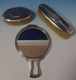 Carthage by Wallace Sterling Silver Dresser Set 3pc Hand Hammered (#1037)