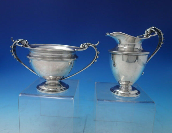 Lily of the Valley by Wood and Hughes Sterling Silver Sugar Creamer Set (#5331)