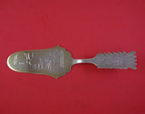 Sami Scandinavian Swedish .830 Silver Pie Server BC w/ Reindeer People Skis GW
