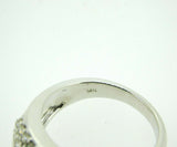 14k White Gold .81ct Genuine Natural Emerald Ring with Diamonds (#J667)