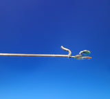 Sterling Silver Cocktail Pick with Rooster and Enamel 3 1/4" (#6853-2)
