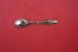 Heraldic by Whiting Sterling Silver Demitasse Spoon pin w/fluted bowl unusual 4"
