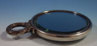 Empire by Durgin Sterling Silver Hand Mirror Round with Crown Cornucopia (#1726)