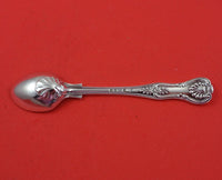 Kings by George Adams English Sterling Silver Coffee Spoon w/ Crest Crown 4 7/8"