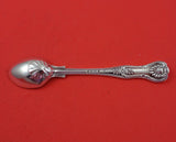 Kings by George Adams English Sterling Silver Coffee Spoon w/ Crest Crown 4 7/8"