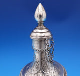 French Sterling Silver Cigar Lighter w/ Marble Base 5 1/4" x 2 1/4" (#8128)