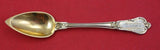 Philippe Berthier French Sterling Silver Coffee Spoon vermeil & engine 5 5/8"