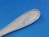 Lap Over Edge Acid Etched by Tiffany Sterling Dinner Fork with Wheat 7 7/8"