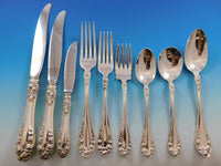 Normandie by Northumbria Canada Sterling Silver Flatware Set Service 59 pieces