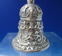 Florentine Gorham Silverplate Dinner Bell #042 5 1/4" x 2 3/4" (#5615)