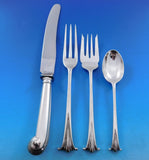 English Onslow by Worcester Sterling Silver Dinner Flatware Set Service 64 pcs