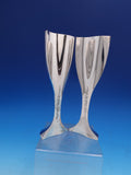 Dutch Sterling Silver Marriage Cup 2-piece And they shall be one 8 3/4" Ht #8200