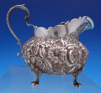 Repousse by AG Schultz and Co Sterling Silver Sugar and Creamer Set 2pc #7689