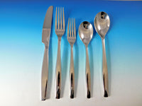 Aidan by Nambe Stainless Steel Flatware Set Place Setting 5 Pieces - New