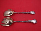 Versailles by Gorham Sterling Silver Salad Serving Set GW pierced long 10 1/4"
