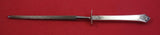 Castle Rose by Royal Crest Sterling Silver Steak Carving Hone HH WS 11 5/8"