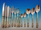 Elizabethan by Gee Holmes English Sterling Silver Flatware Set Service 164 pcs