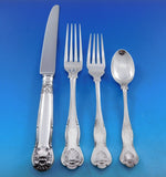 Royal Husk by CJ Vander English Sterling Silver Flatware Set 12 Dinner 72 pieces