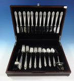 Canterbury Bell by Lunt Sterling Silver Flatware Set For 12 Service 51 Pieces