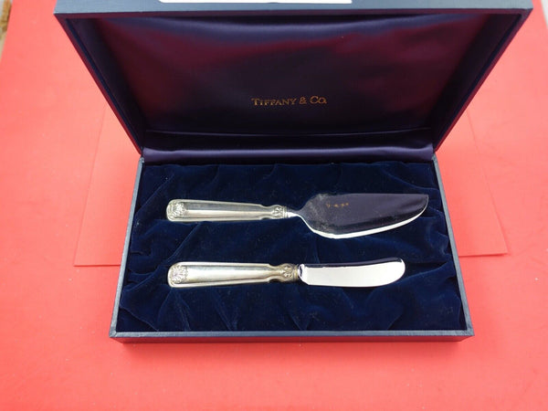 Shell and Thread by Tiffany and Co Sterling Silver Cheese Set 2-piece fitted box